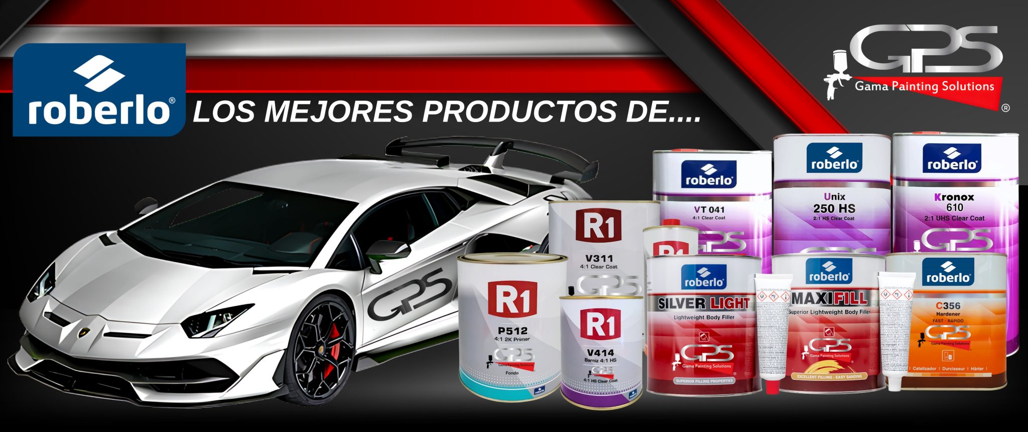 Línea Roberlo distribuida por Pinturas Gama: Silver, Maxifill y más
